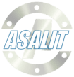 Logotipo da ASALIT especializada em isolamento térmico e vedação industrial.