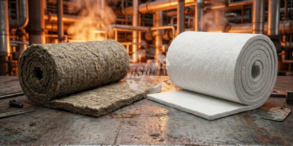 Lã de rocha ou manta de fibra cerâmica? Desscubra que produto é melhor para o seu projeto.