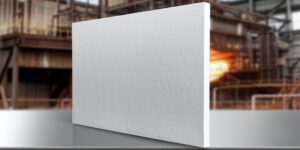 Placa de fibra cerâmica TR 1200®: isolamento térmico seguro, sem amianto, resistente até 1260°C, ideal para fornos, estufas e chaminés.
