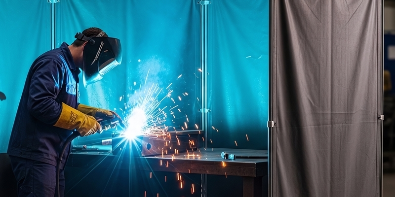 Cortina de proteção para solda: 4 modelos da Asalit que oferecem alta resistência, isolamento térmico e segurança para ambientes industriais.