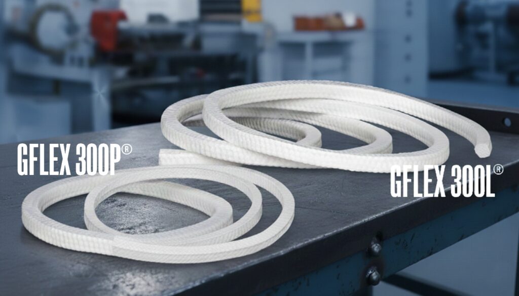 Gaxeta de vedação em PTFE puro Asalit: seca ou lubrificada? Entenda as diferenças, vantagens e escolha a ideal para sua aplicação industrial.