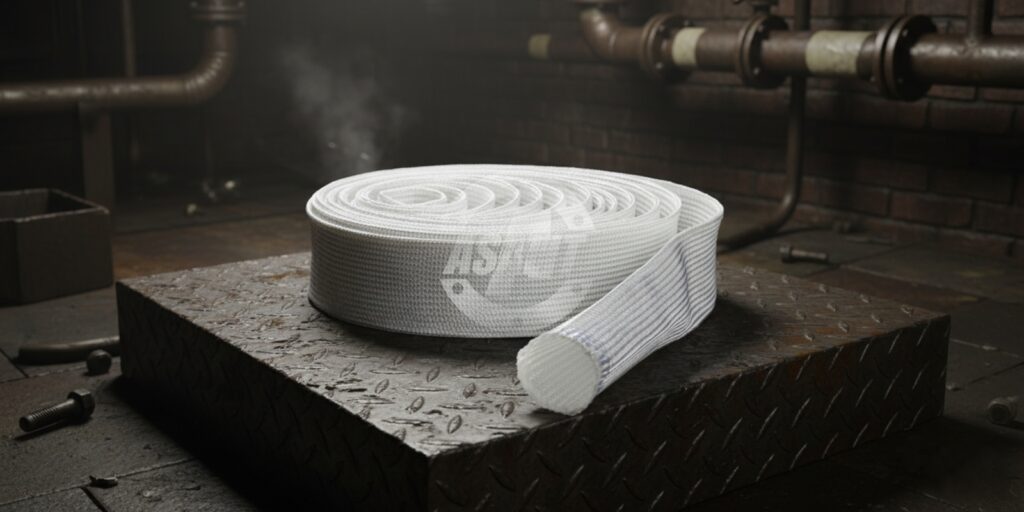 GTV 400® Asalit: gaxeta isolante tubular de alta performance, resistente a 400°C, produtos químicos e agentes agressivos.