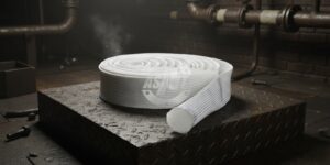 GTV 400® Asalit: gaxeta isolante tubular de alta performance, resistente a 400°C, produtos químicos e agentes agressivos.